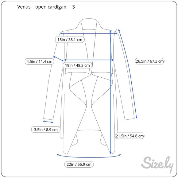 Venus Cozy & Soft Faux Fur Mixed Media Knit Open Front Cardigan Sz Small - Picture 10 of 10